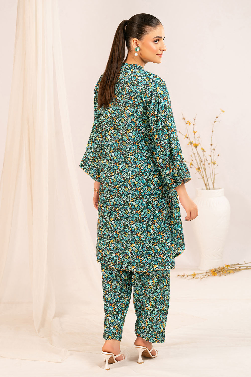 1 Piece Printed Linen Shirt