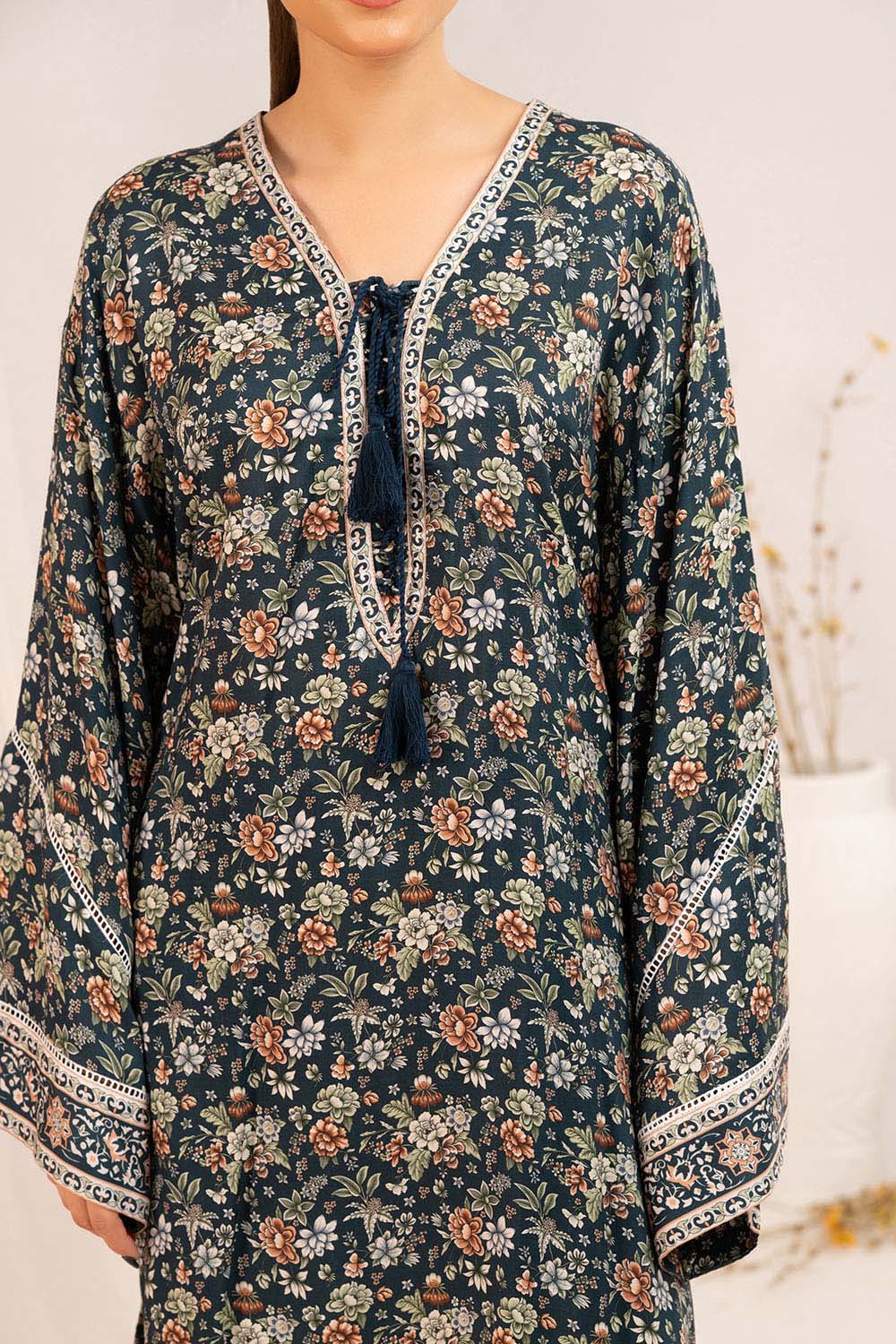 1 Piece Printed Linen Shirt