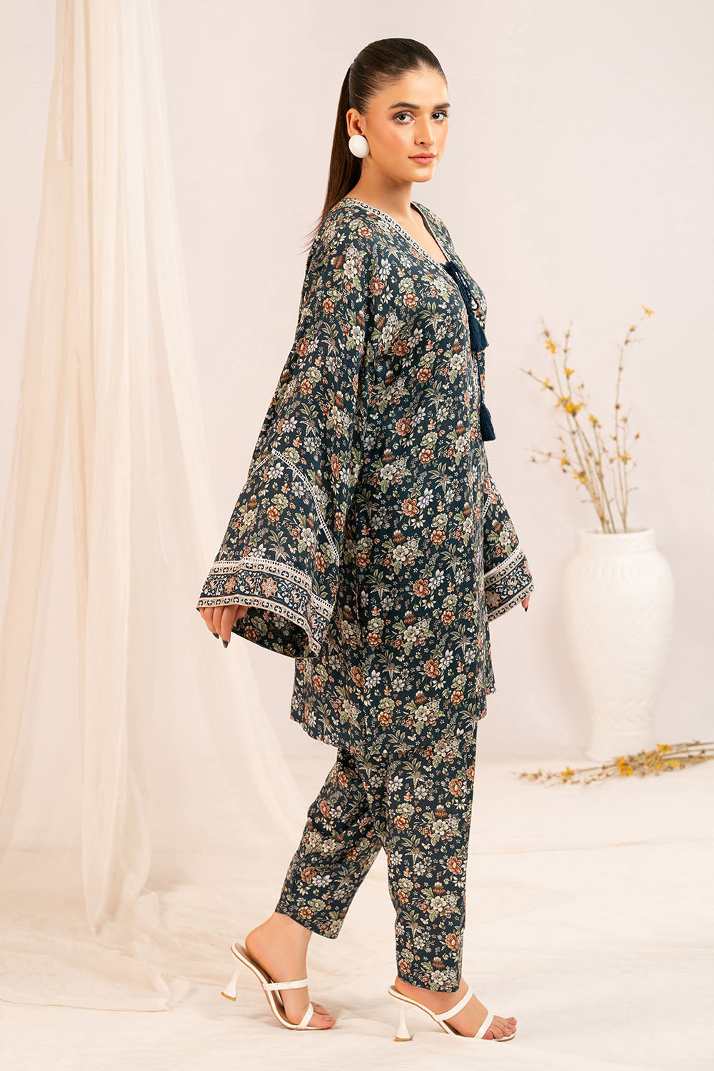 1 Piece Printed Linen Shirt