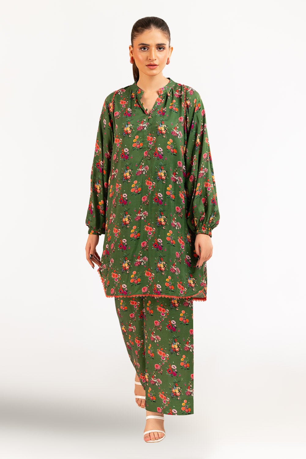 1 Piece Printed Linen Shirt