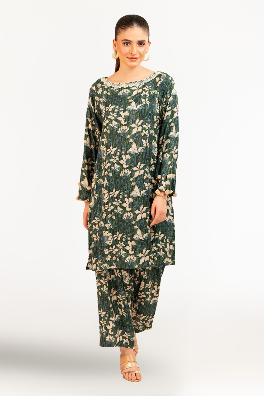 1 Piece Printed Linen Shirt