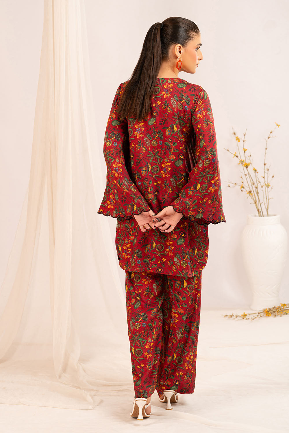 1 Piece Printed Linen Shirt