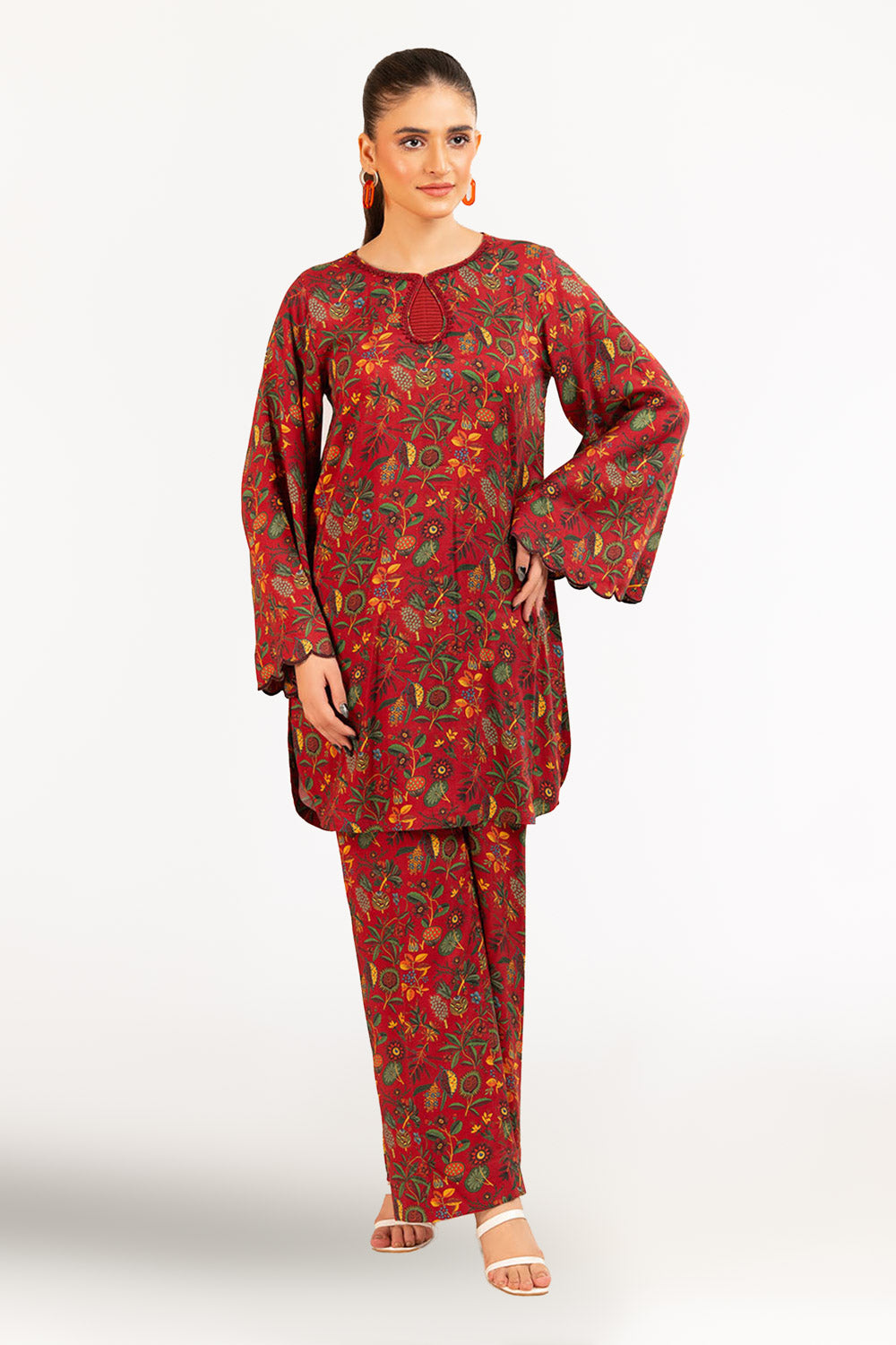 1 Piece Printed Linen Shirt