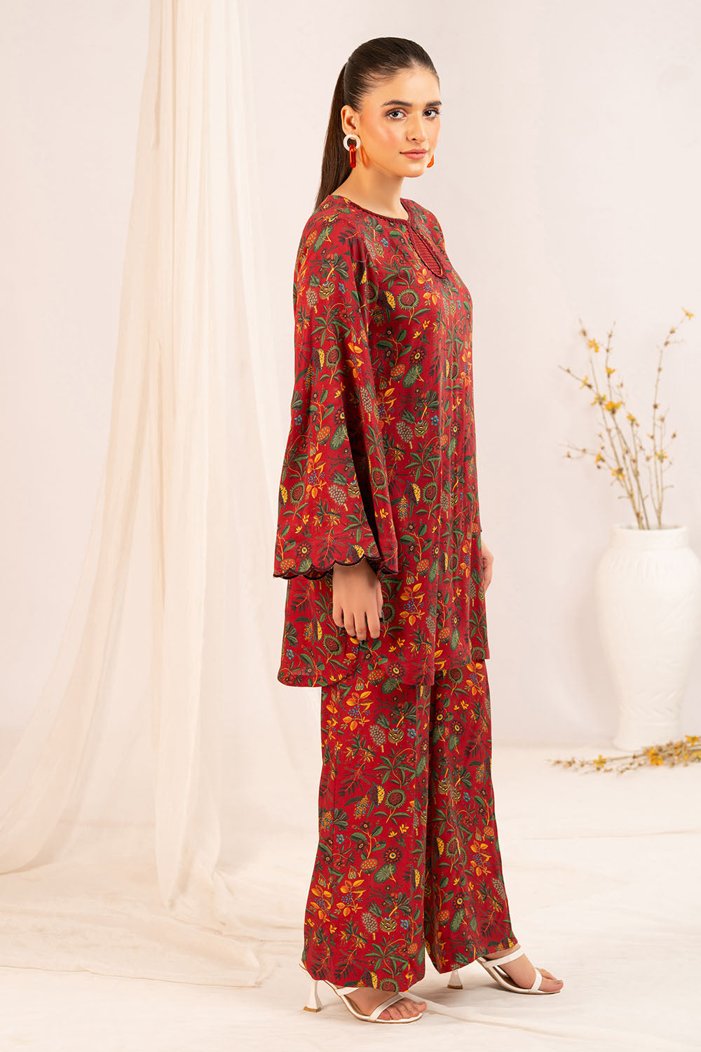 1 Piece Printed Linen Shirt