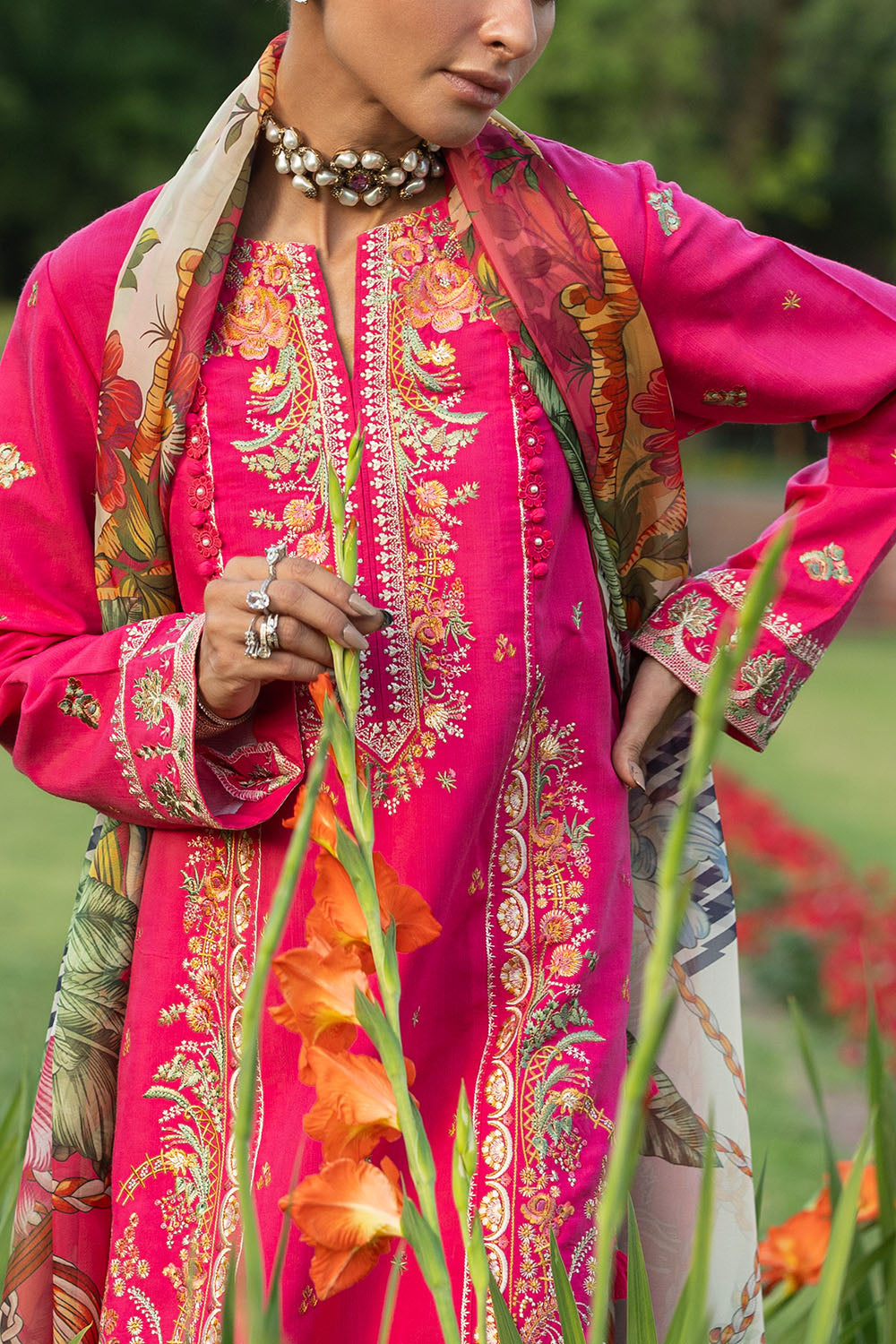 Embroidered Lawn Shirt