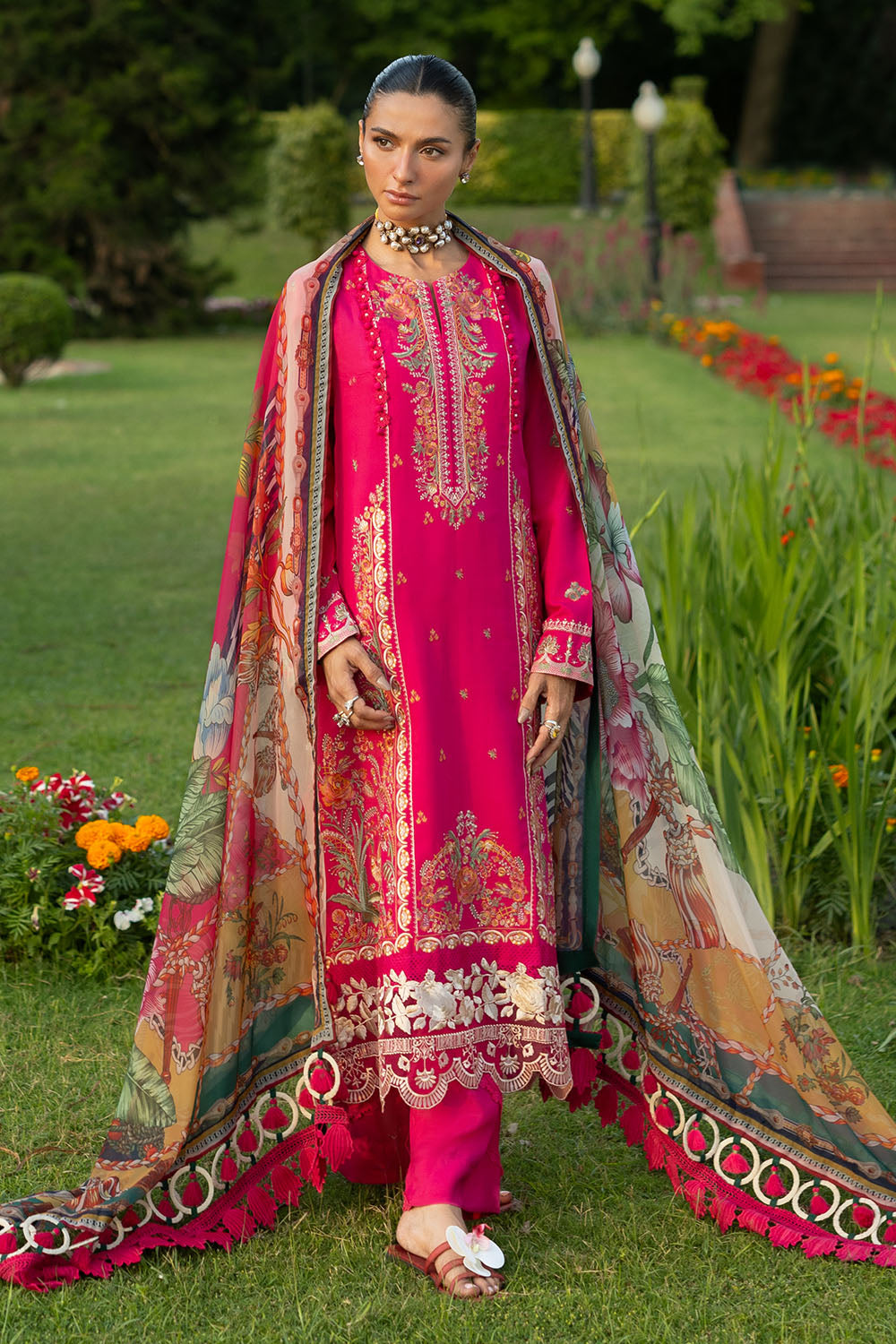 Embroidered Lawn Shirt