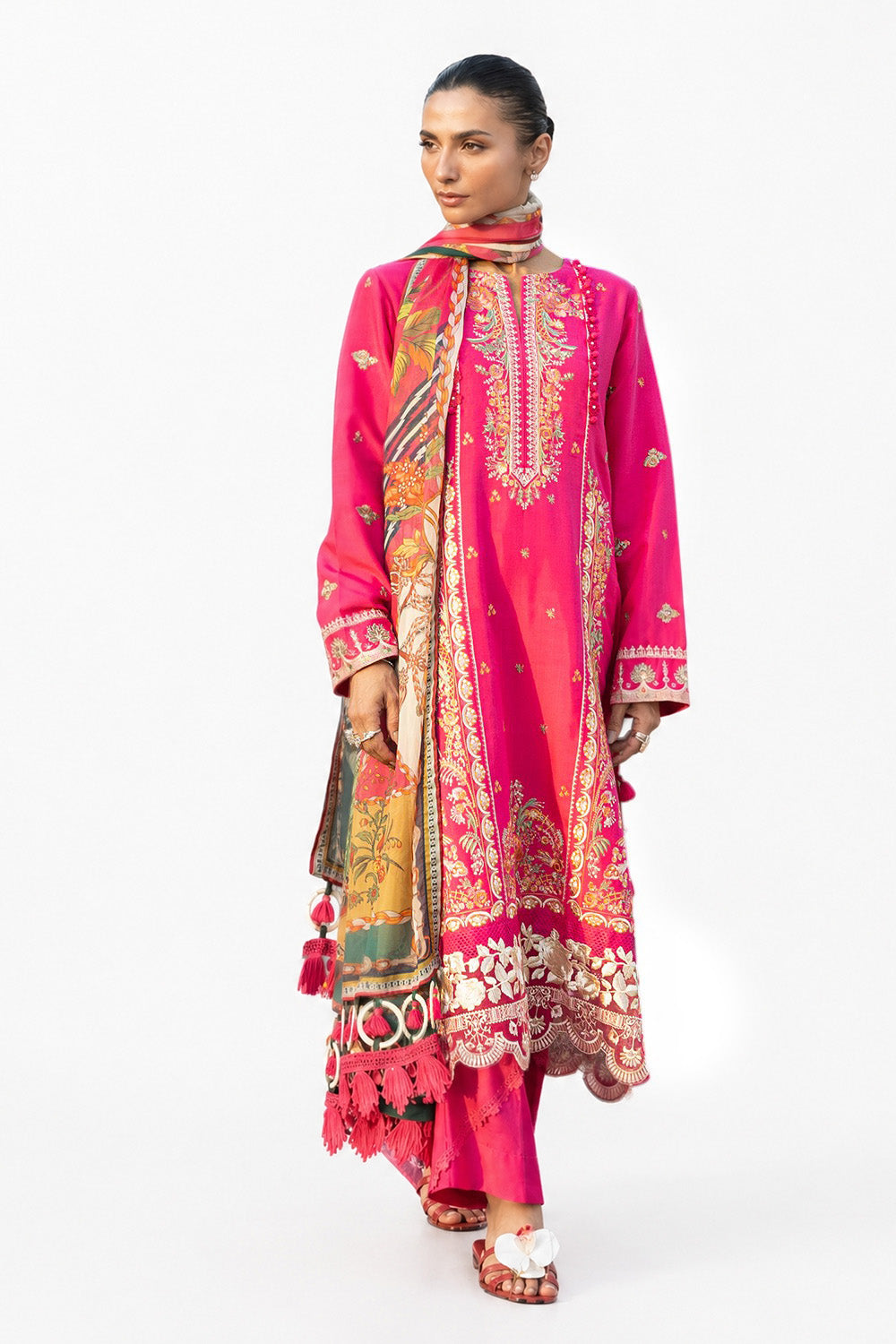 Embroidered Lawn Shirt