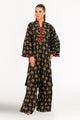 2 Piece Printed Slub Viscose Suit