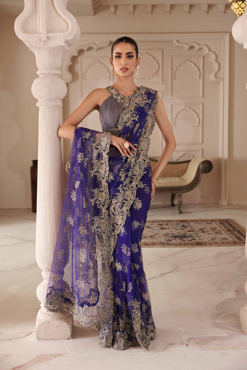 Purple Saree