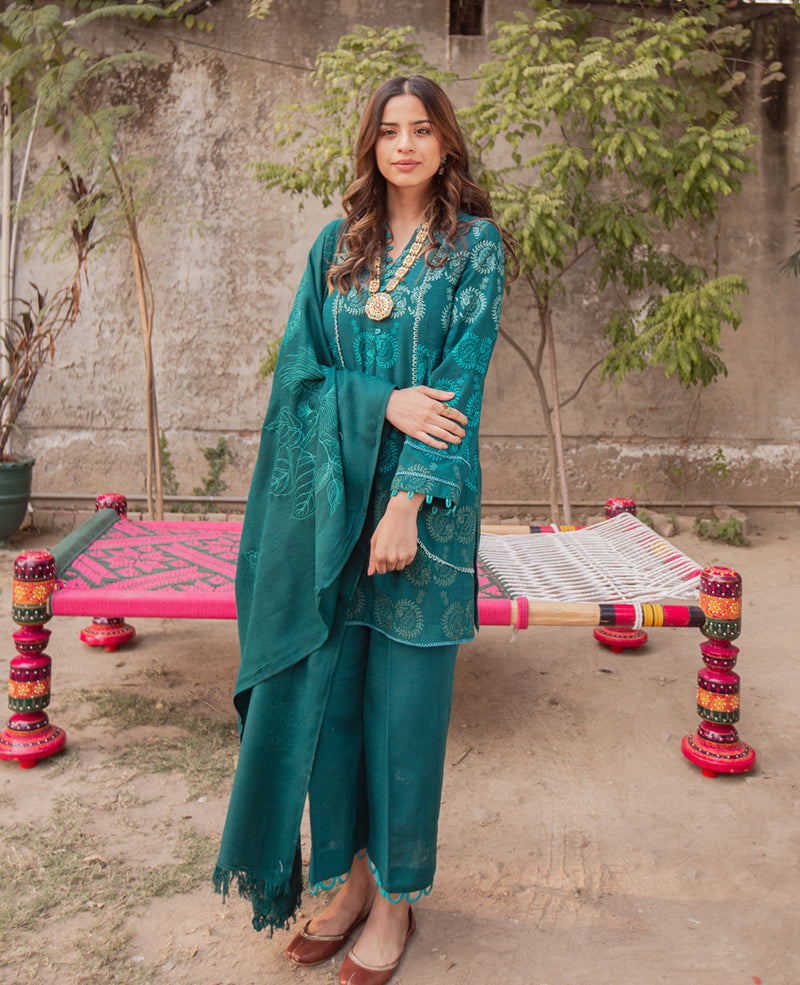 Plain Chiffon Dupatta with trimming