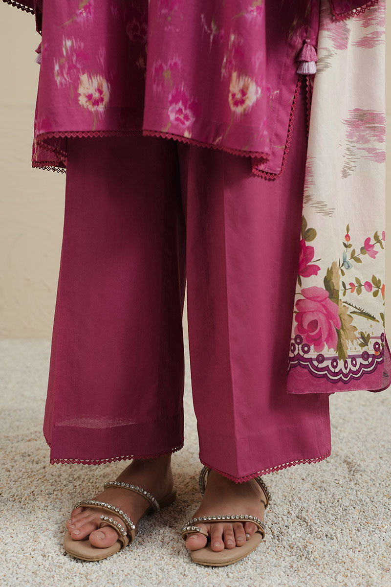 MYSTIC ROSE-3PC PRINTED LAWN SUIT