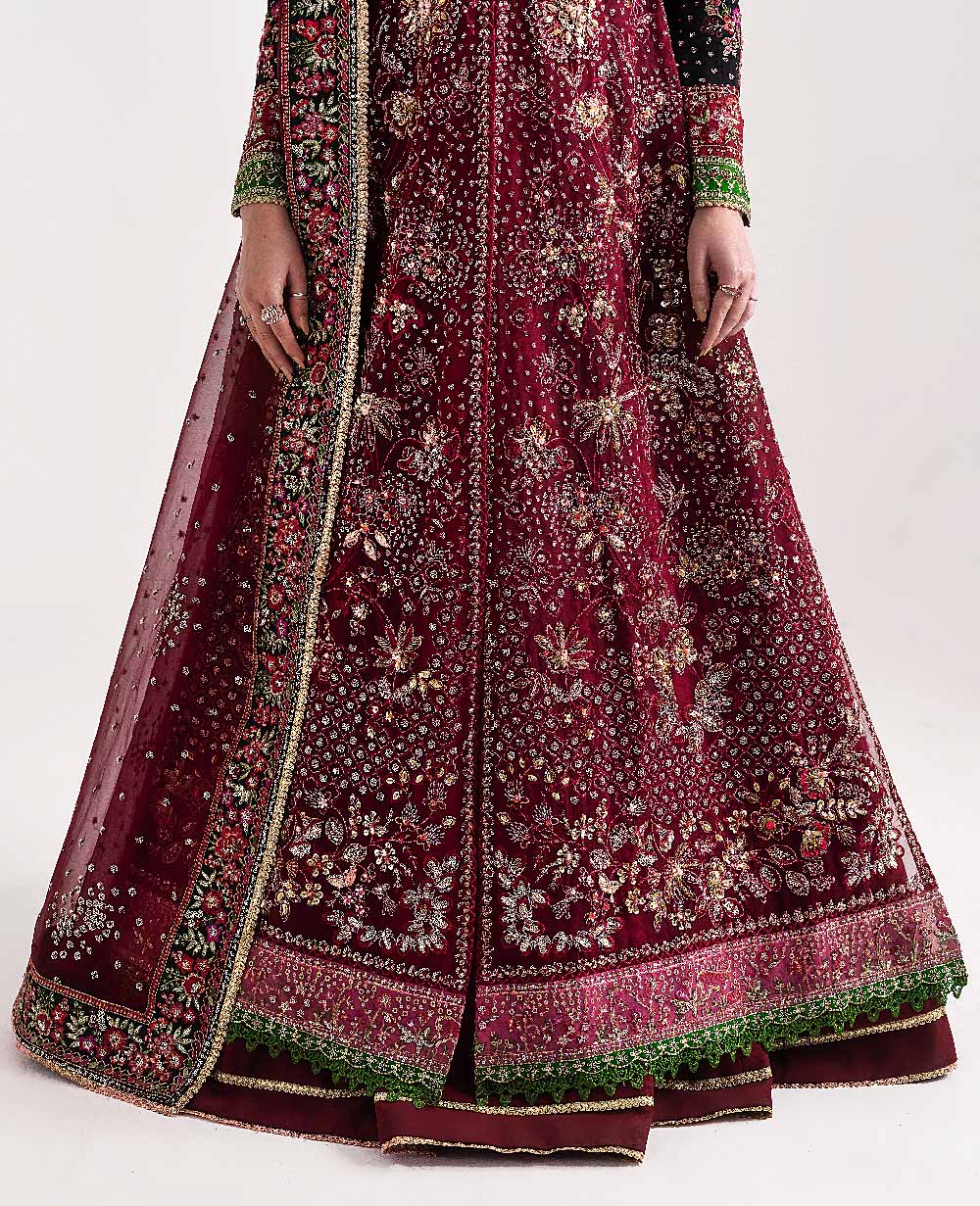 Embroidered silk Pants (as shown)