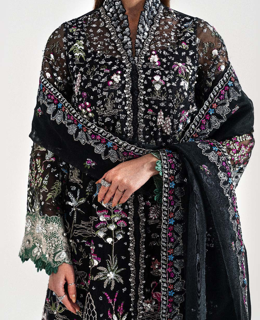 Embellished Velvet Trousers (As Shown)