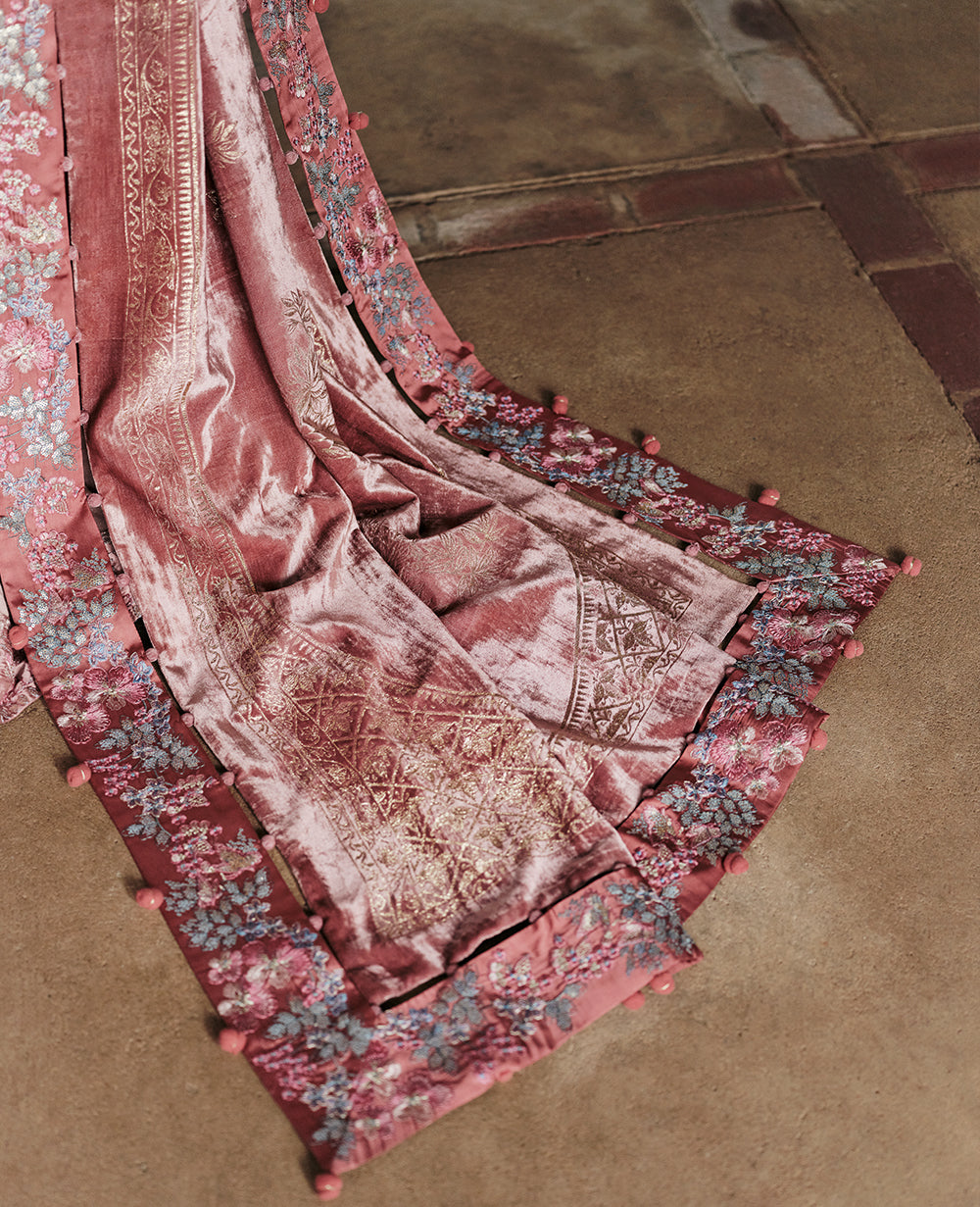 Plain chiffon dupatta