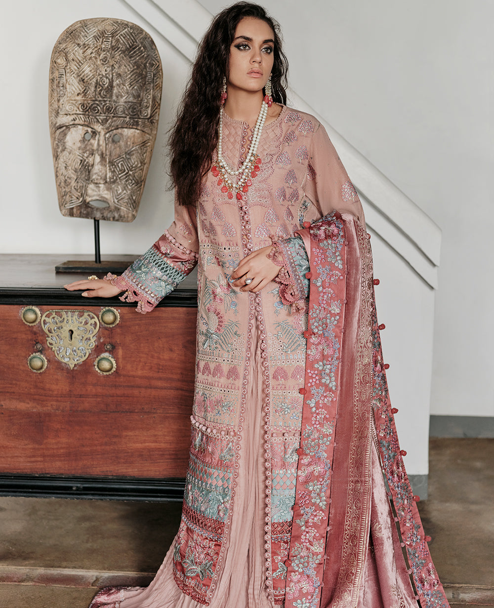 Plain chiffon dupatta