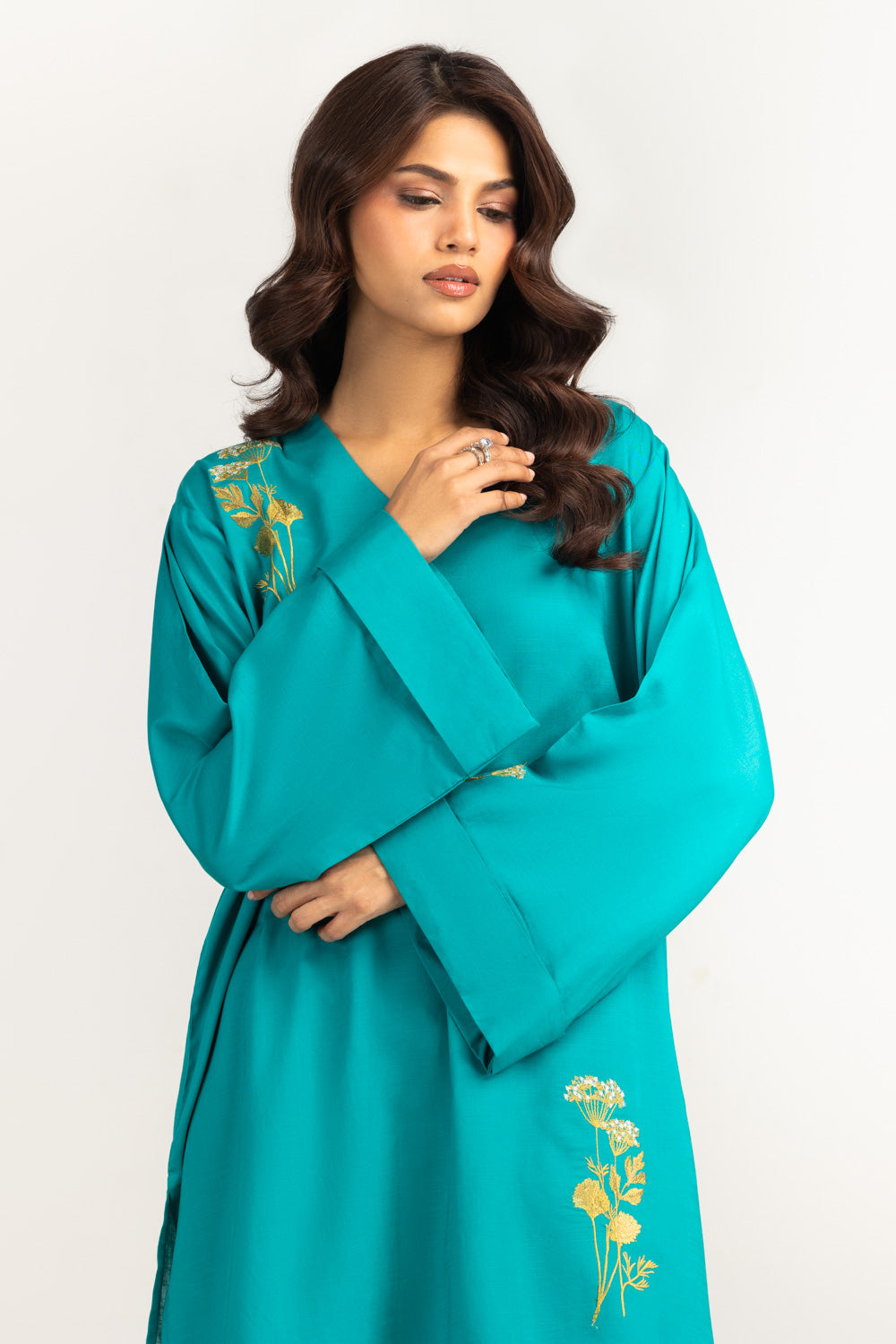 Rawsilk Embroidered Co-Ord Set