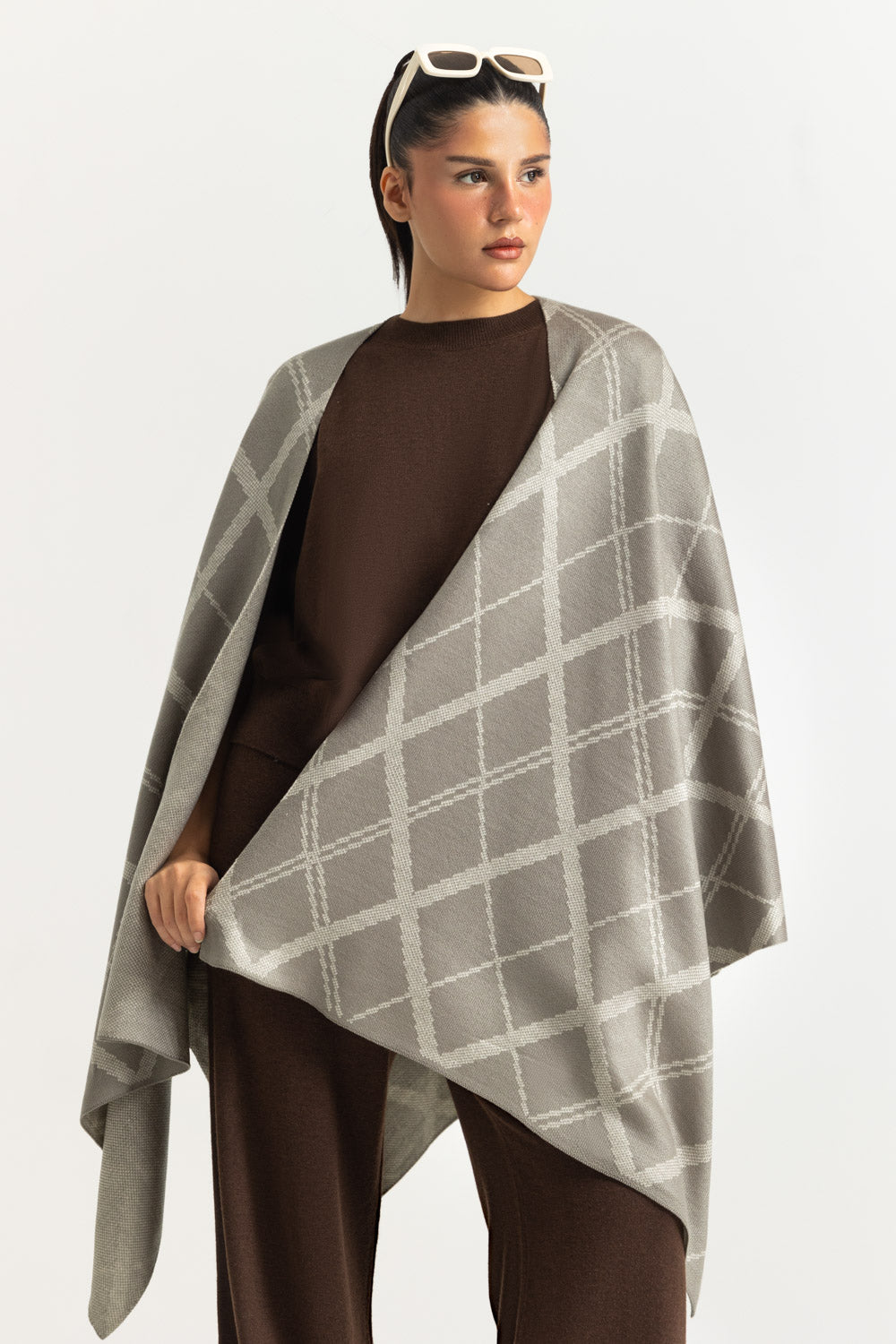 Regular Fit Cape Shawl