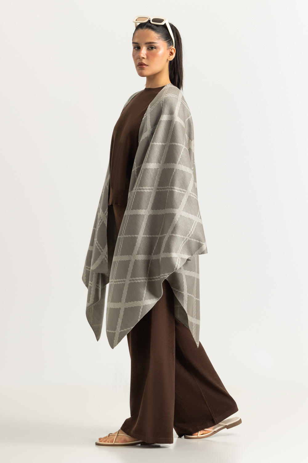 Regular Fit Cape Shawl