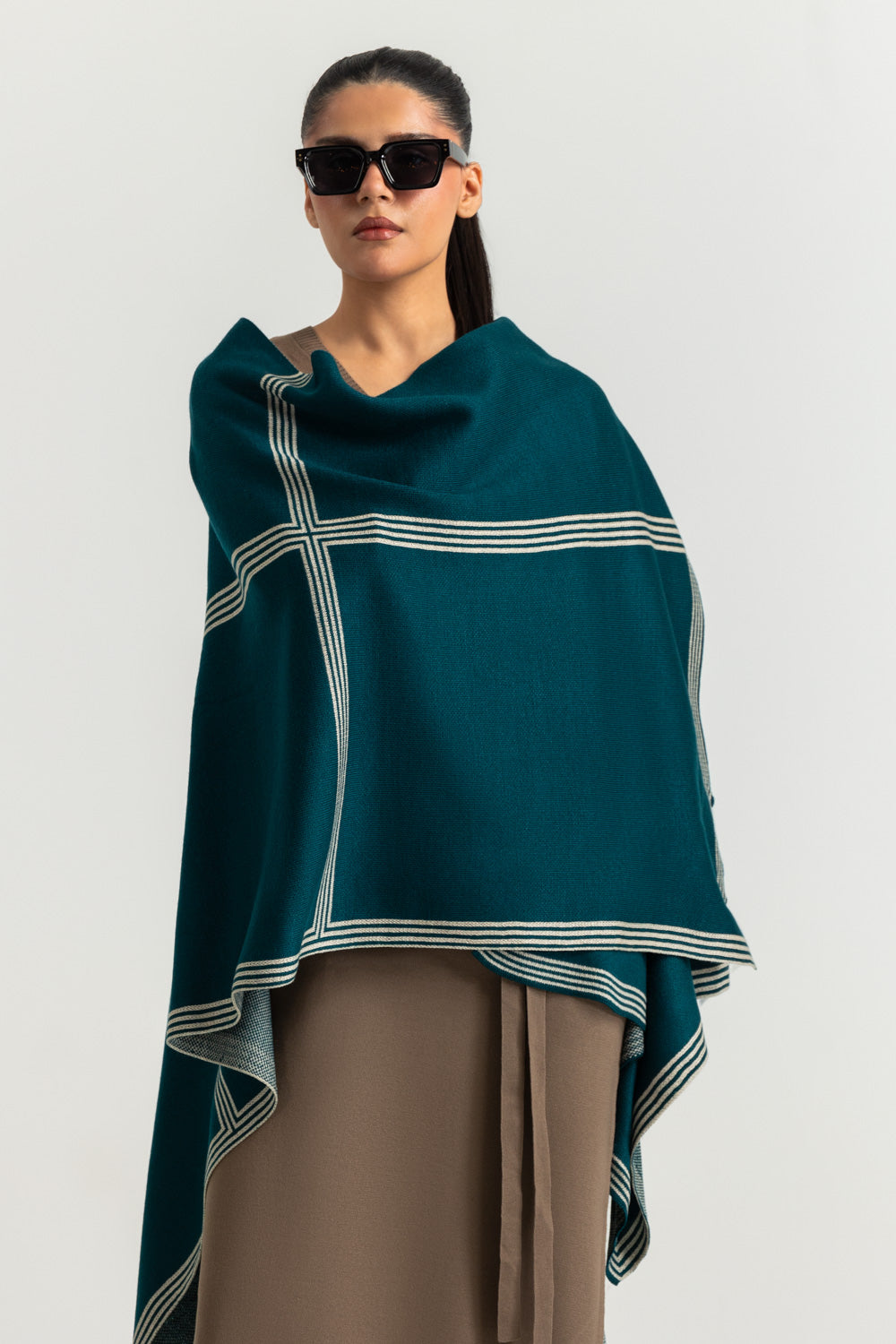 Regular Fit Cape Shawl
