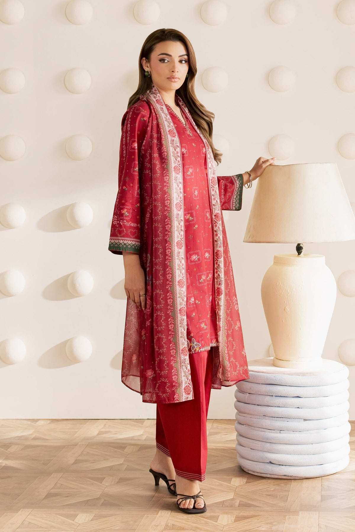 Rinora 3Pc - Printed Cambric Pret