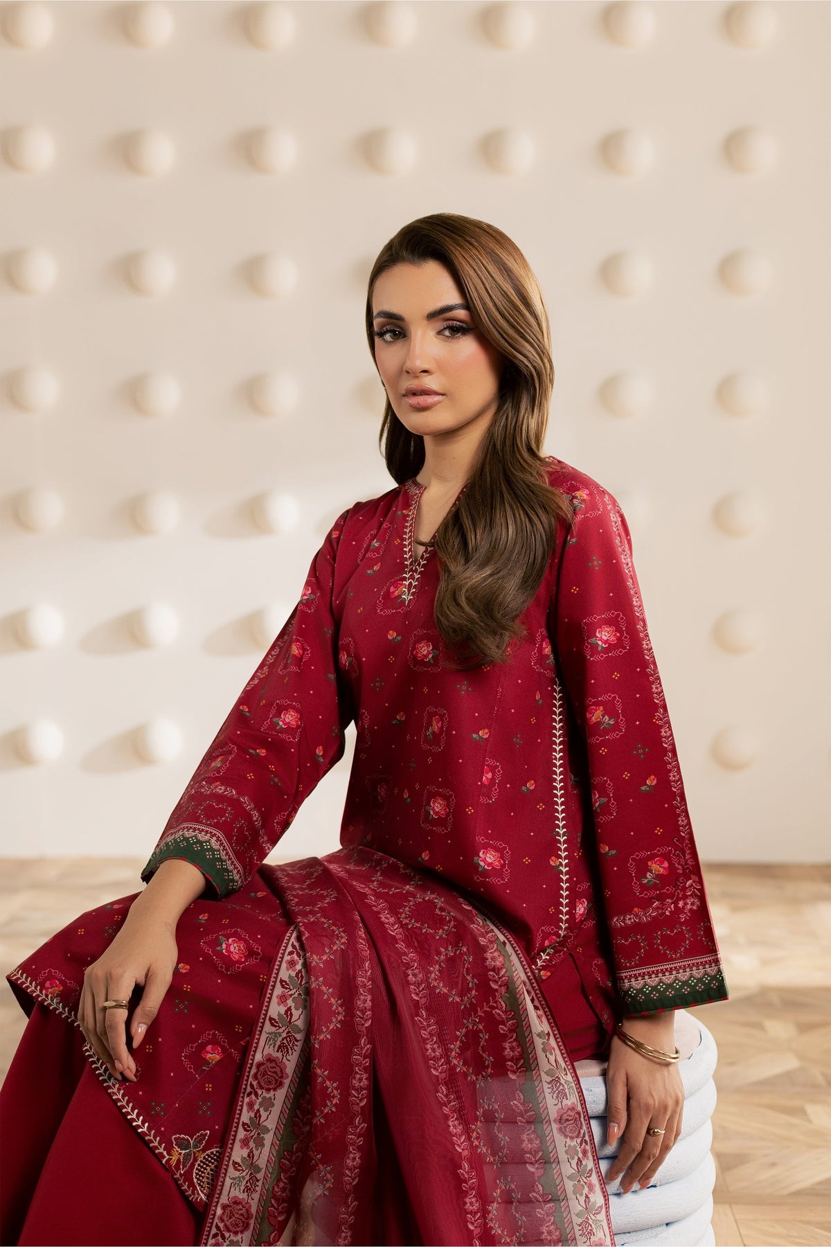 Rinora 3Pc - Printed Cambric Pret