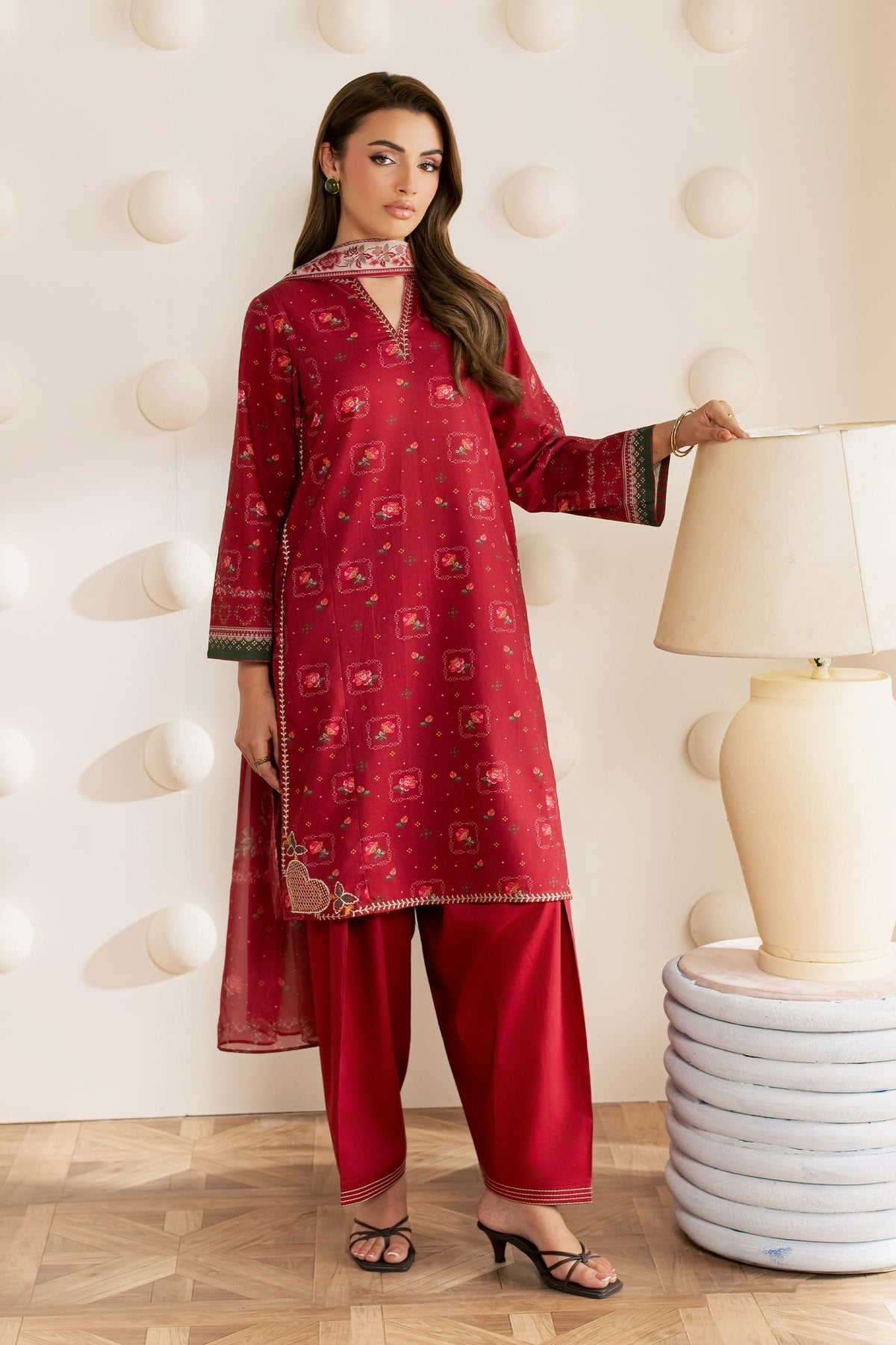 Rinora 3Pc - Printed Cambric Pret