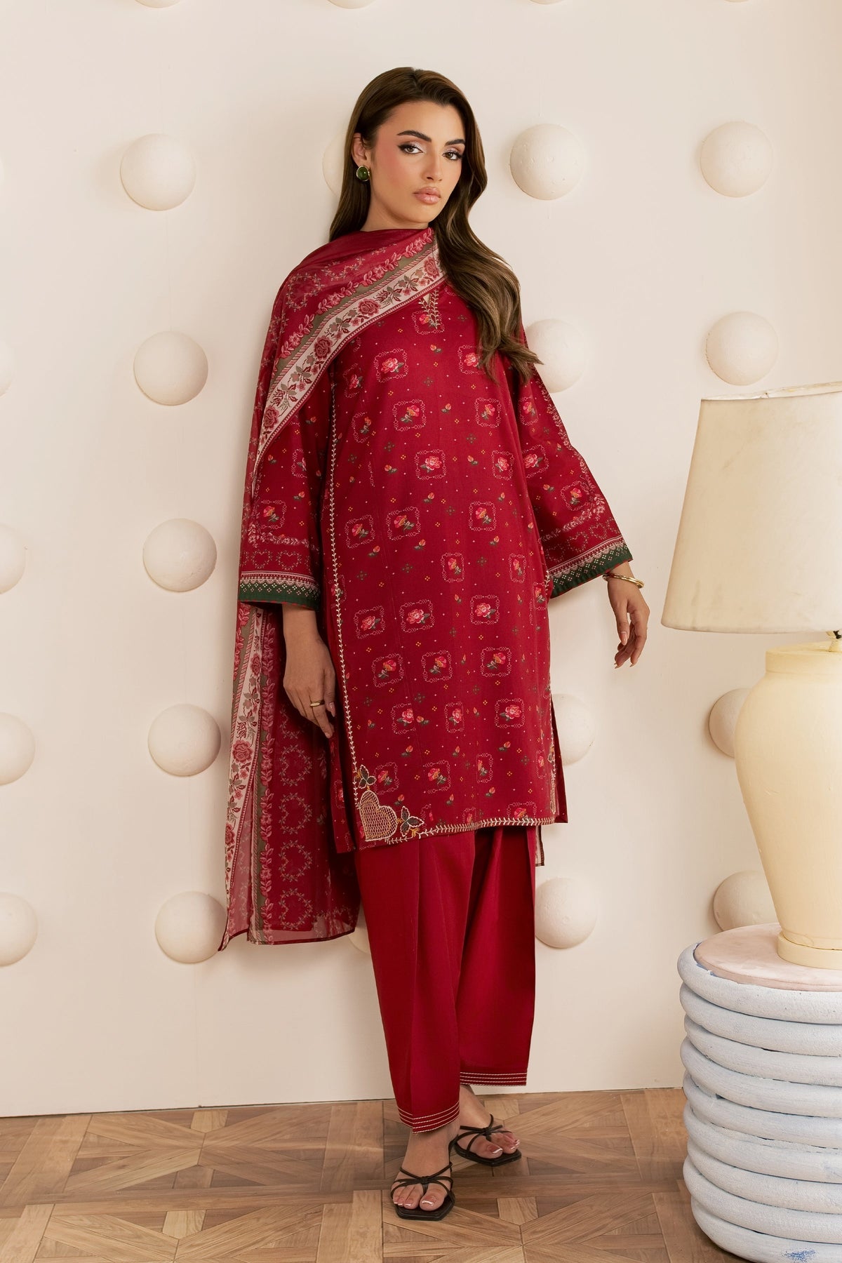 Rinora 3Pc - Printed Cambric Pret