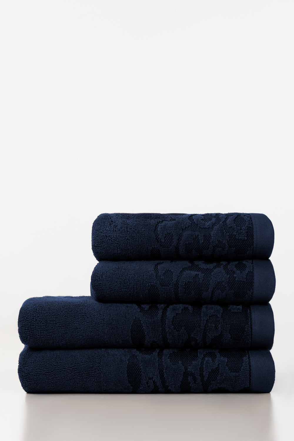 Royal 4pcs Jacquard Dyed Towel Set