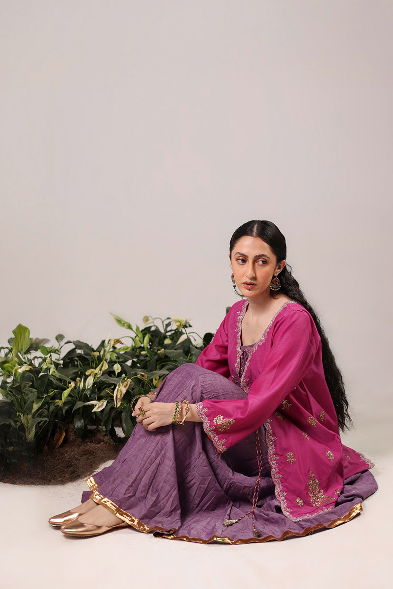 Shoukh Rang Layered Dress