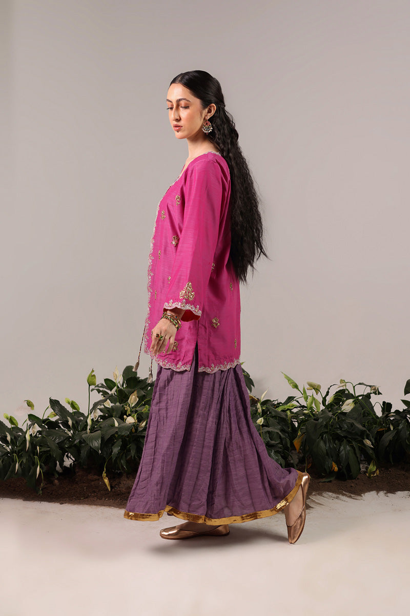 Shoukh Rang Layered Dress