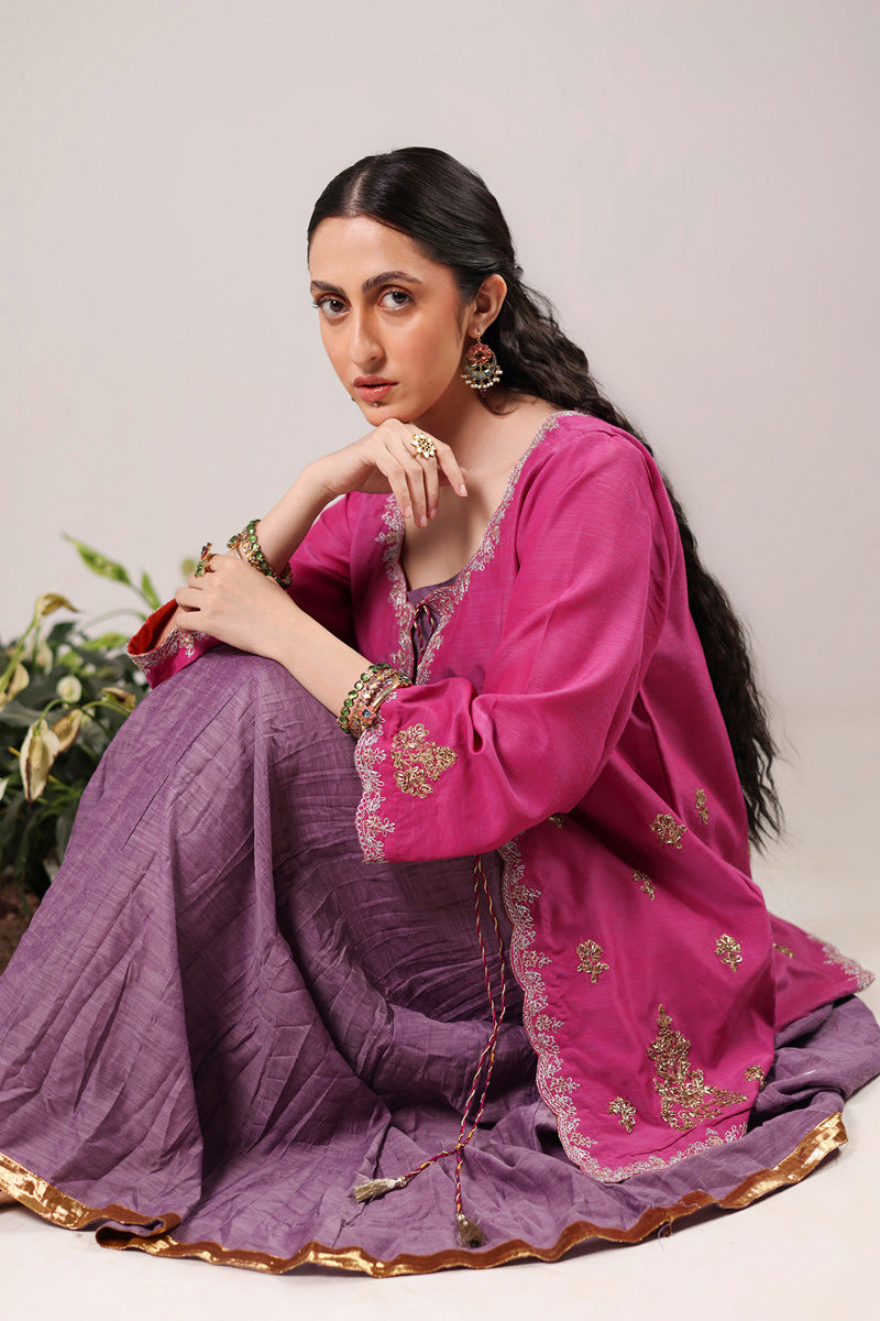 Shoukh Rang Layered Dress