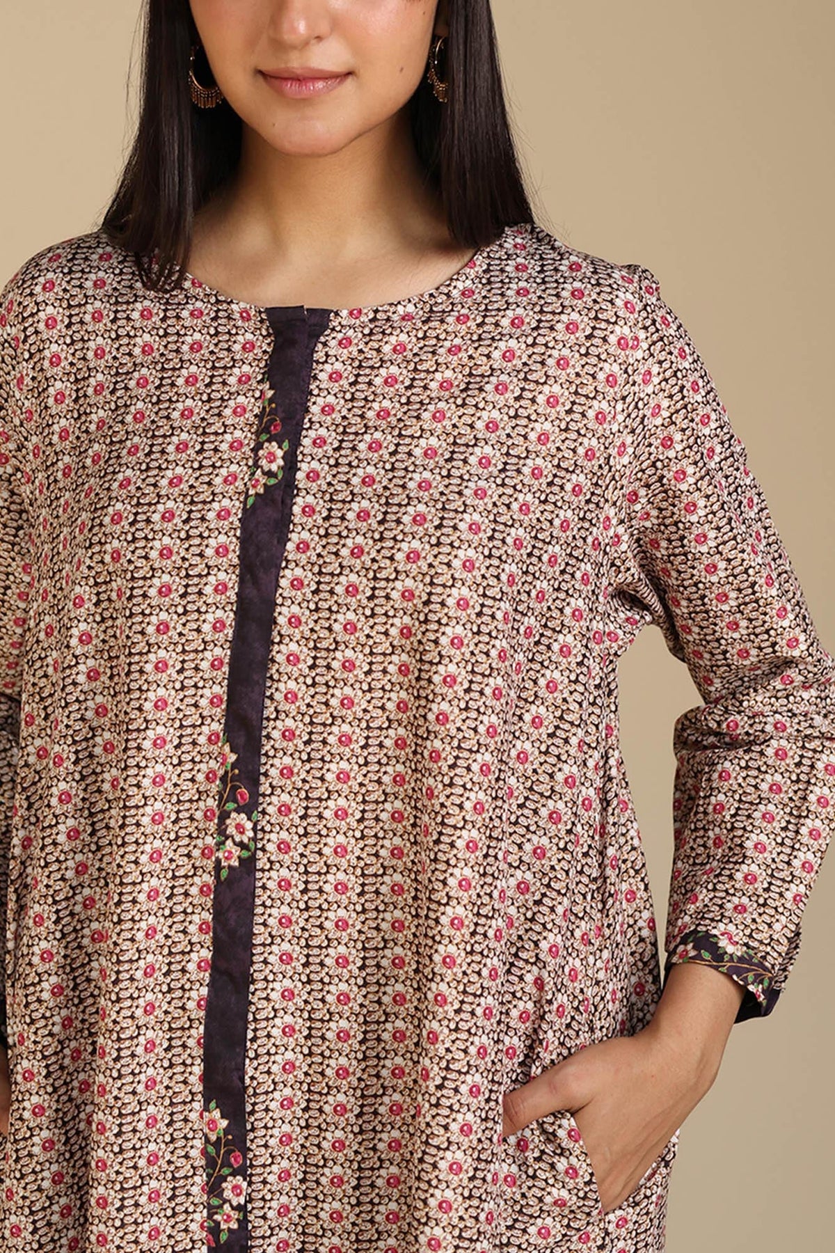 Phool Printed Kaftan