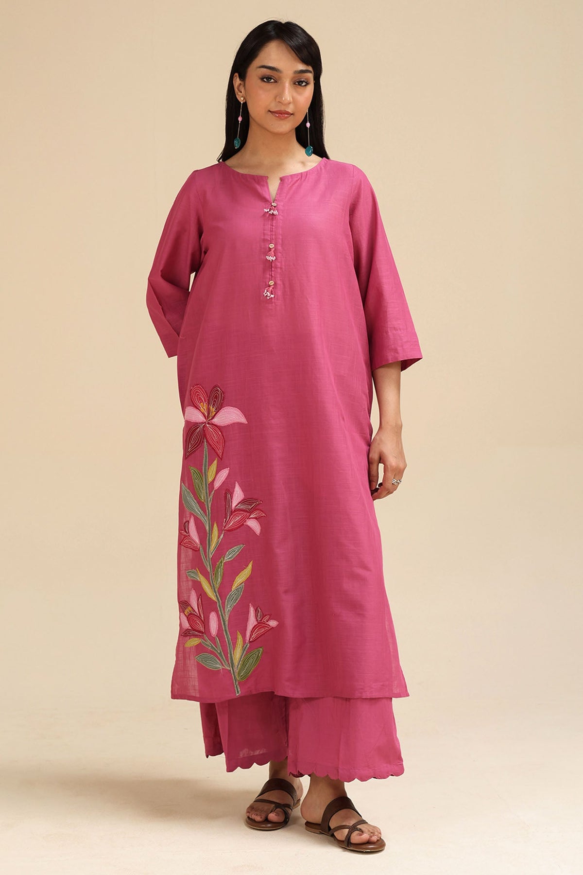 Phool Embroidered Set