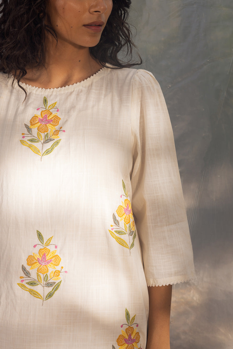 Embroidered Kamala Set