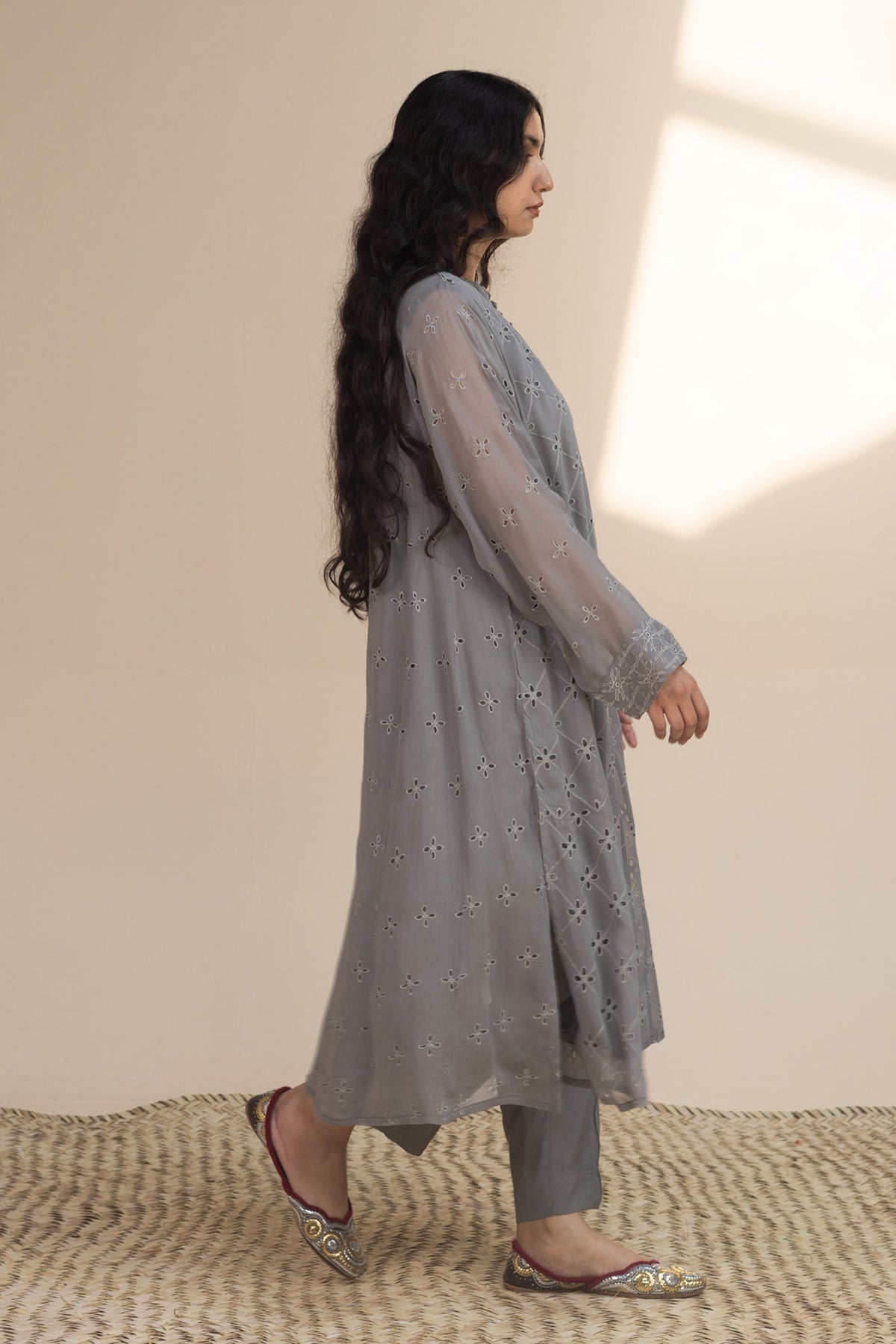 Blush Mist Schiffli Set