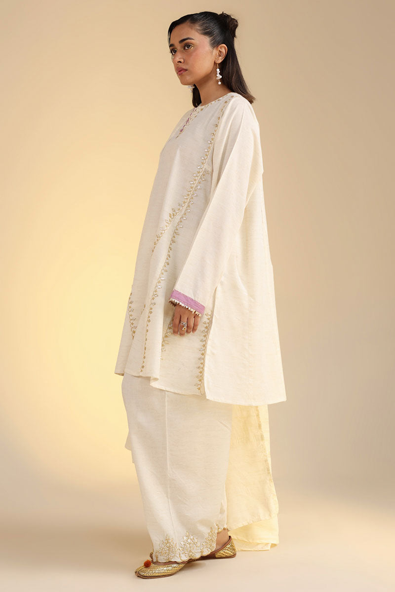 Embroidered Gota Flare 3-Piece Set