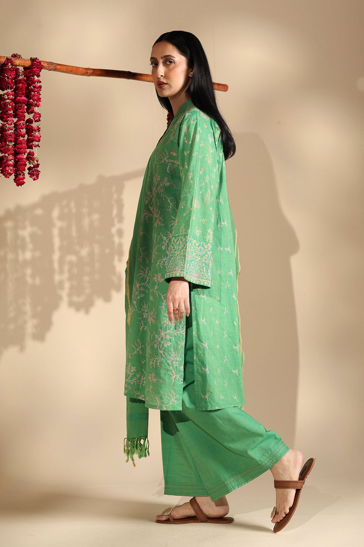 Floral Threads Suit