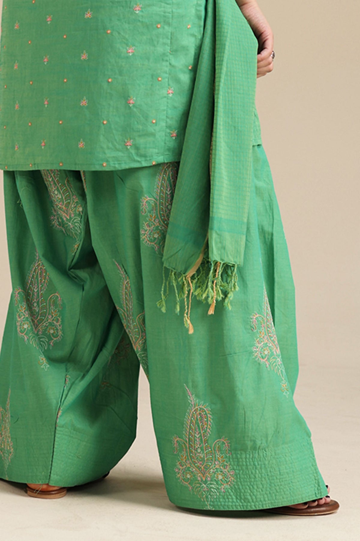Gulnar Embroidered 3-Piece Suit