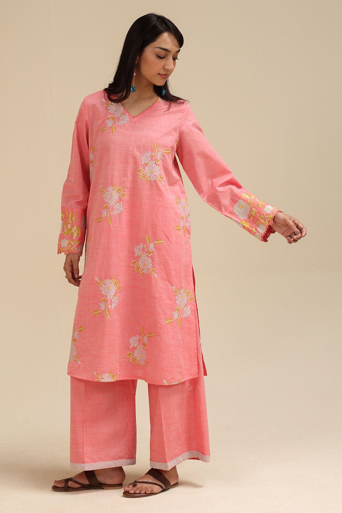 Amber Embroidered Set