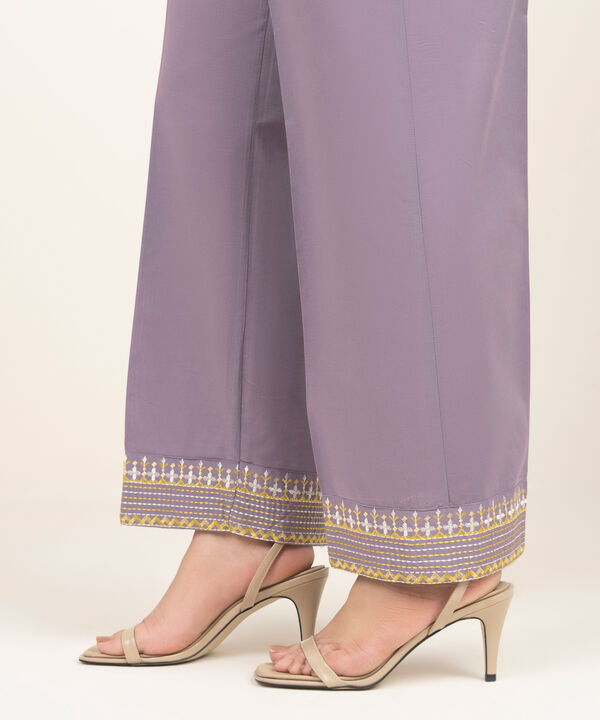 Embroidered Lawn Culottes