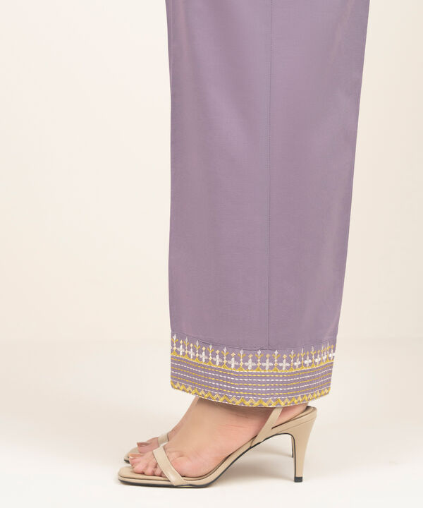 Embroidered Lawn Culottes