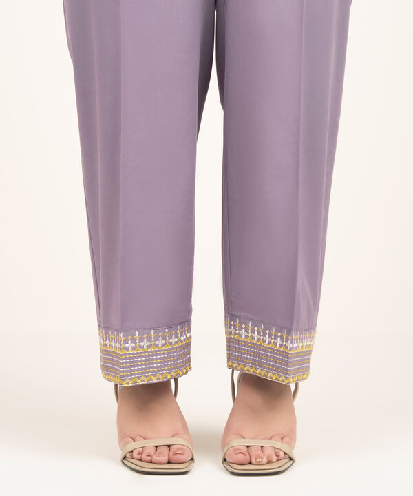 Embroidered Lawn Culottes