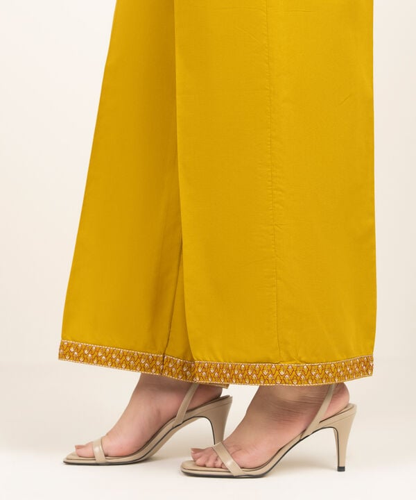 Embroidered Lawn Culottes