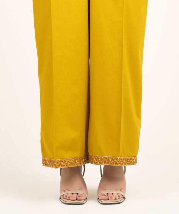 Embroidered Lawn Culottes