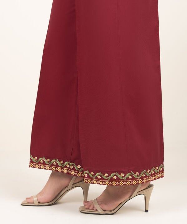 Embroidered Lawn Culottes