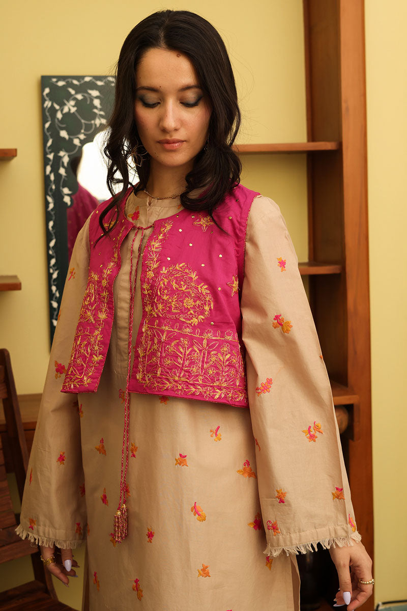 Vintage Bliss Embroidered Koti