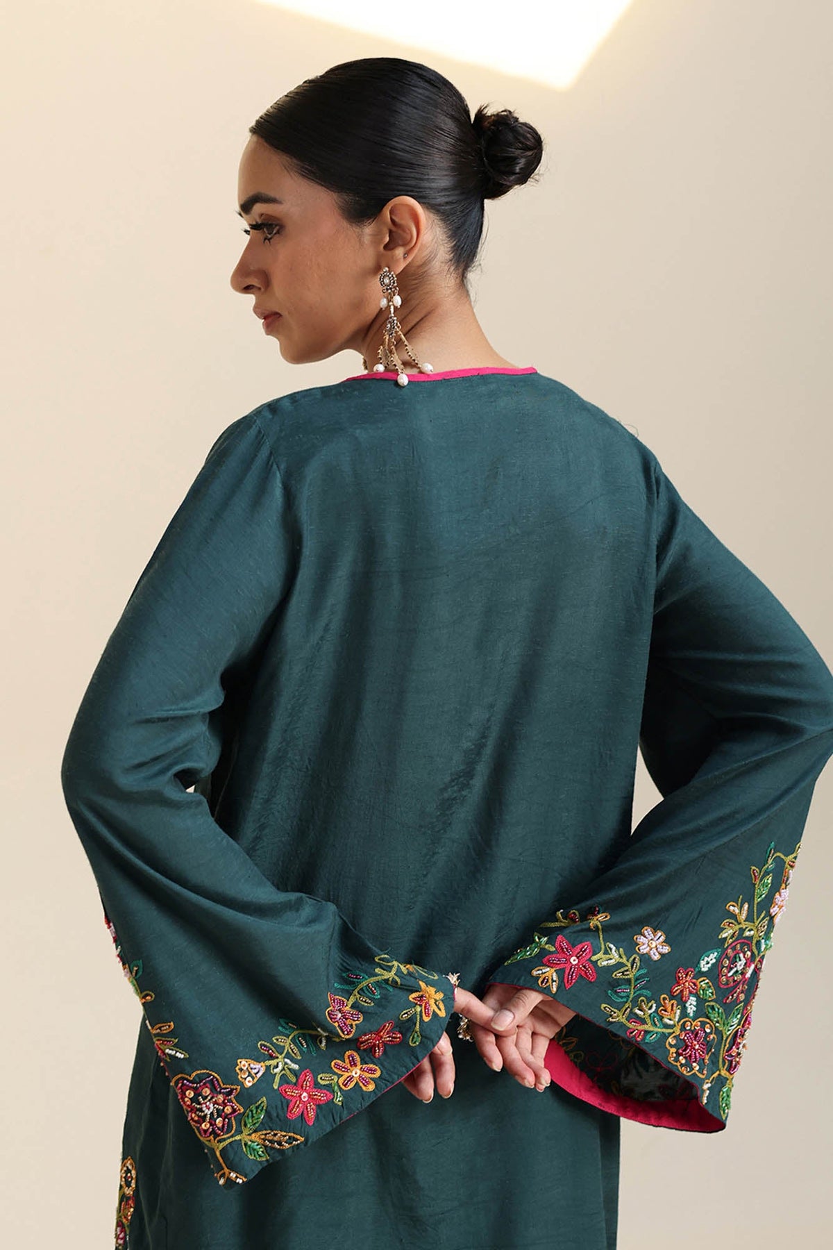 Embroidered Sharara Set