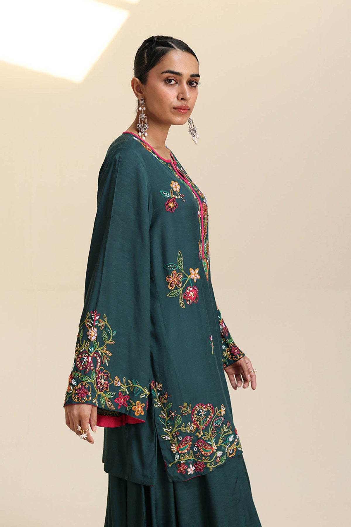 Embroidered Sharara Set