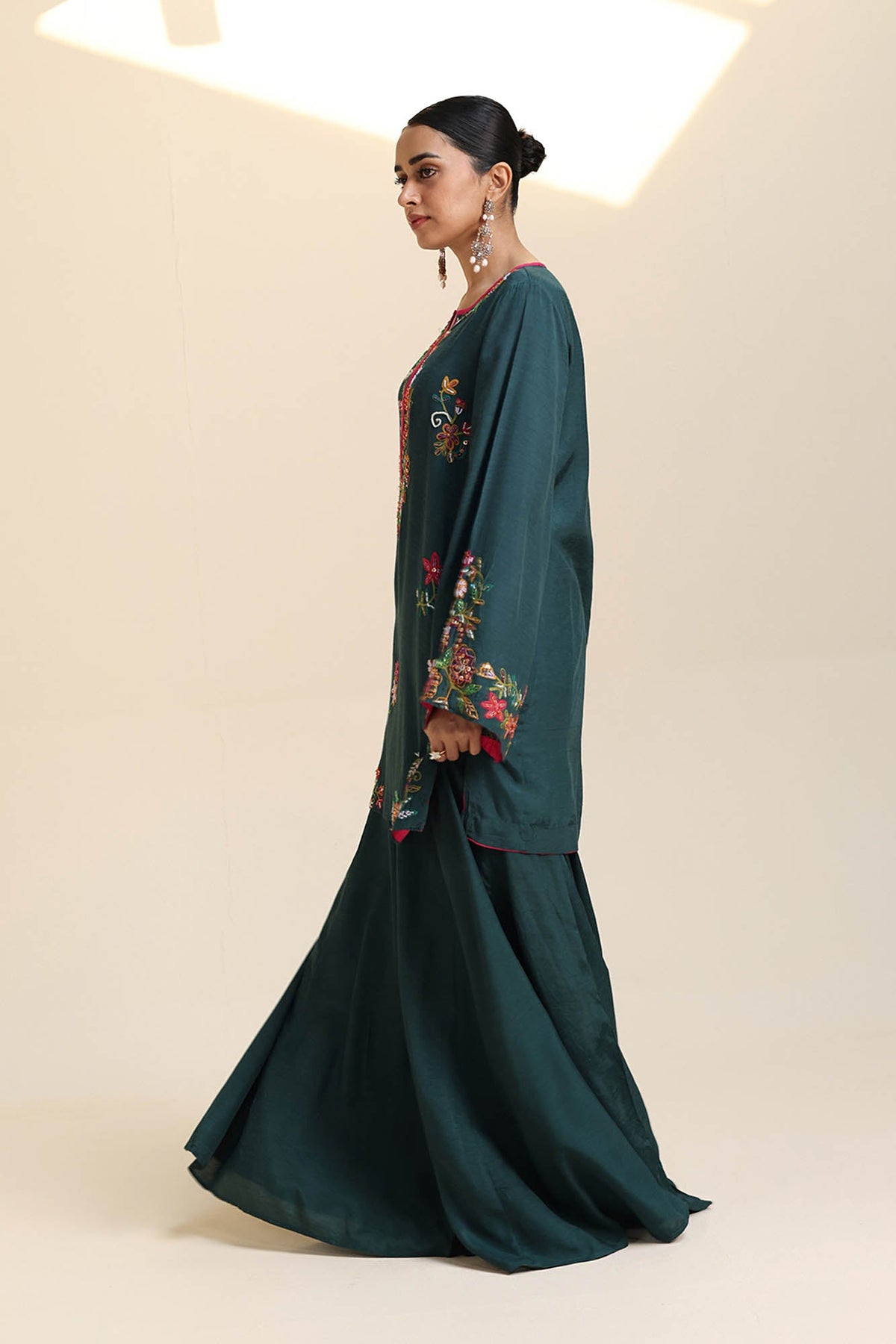 Embroidered Sharara Set