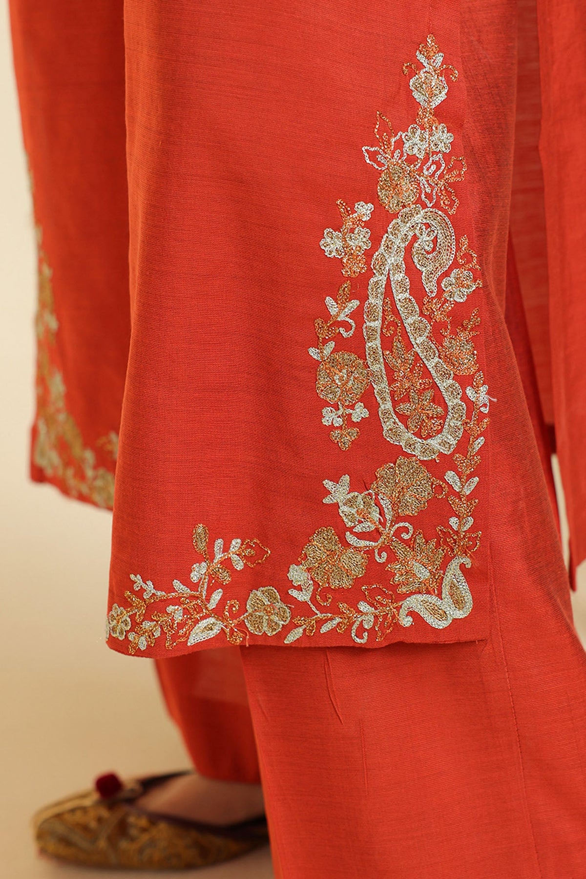 Embroidered Paisley Ensemble